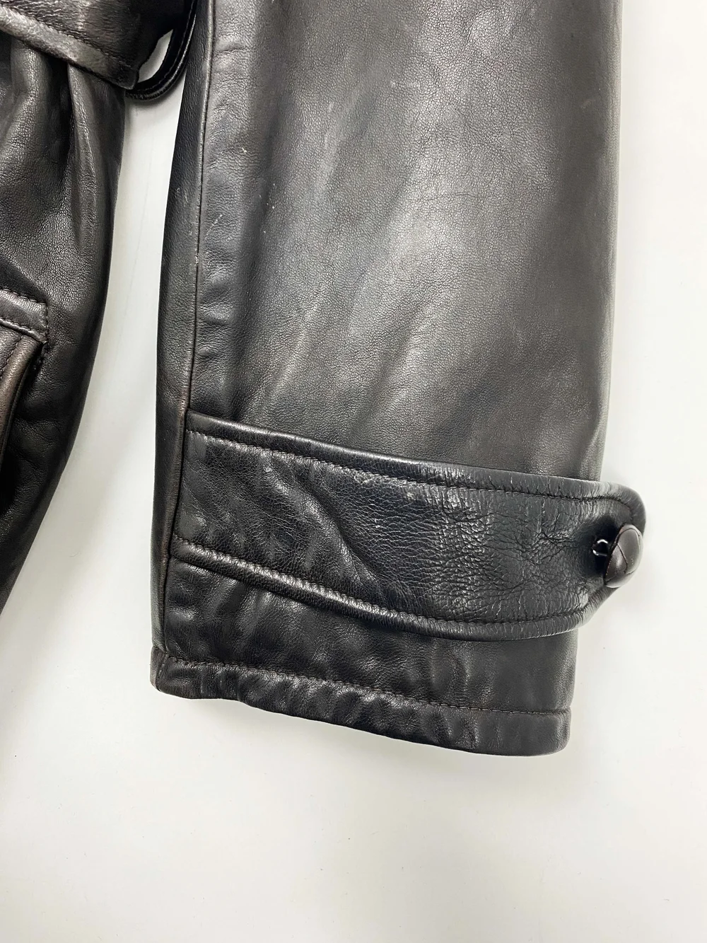 ジャケット・アウター archive DKNY leather car coat y2k DKNY Leather Jacket – VintageFolk